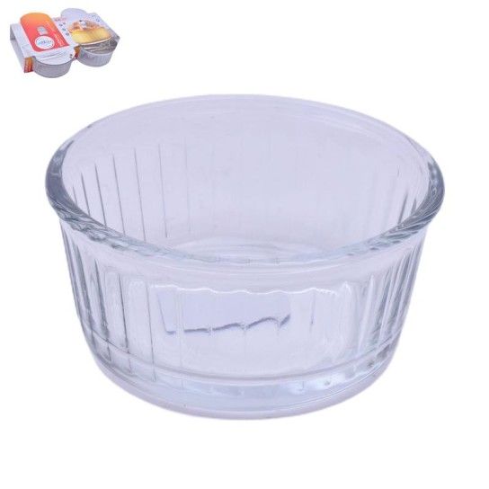 CONJ. 4 RAMEQUINS VIDRO OVENCHEF 13CL