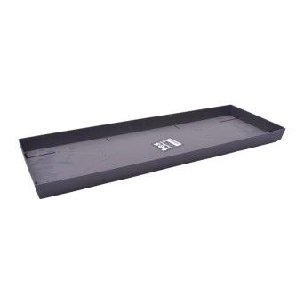 PLASTICO PRATO FLOR. RECT. CINZA 8546