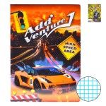CADERNO QUADR. A5 80FHS.