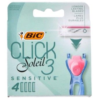 LAMINAS BIC CLICK SOLEIL3 4UNI.