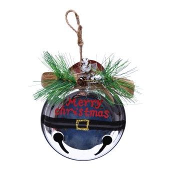 PENDENTE MERRY CHRISTMAS 9CM PRATA