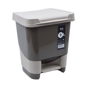 BALDE LIXO C/PEDAL+TP 9L 2521