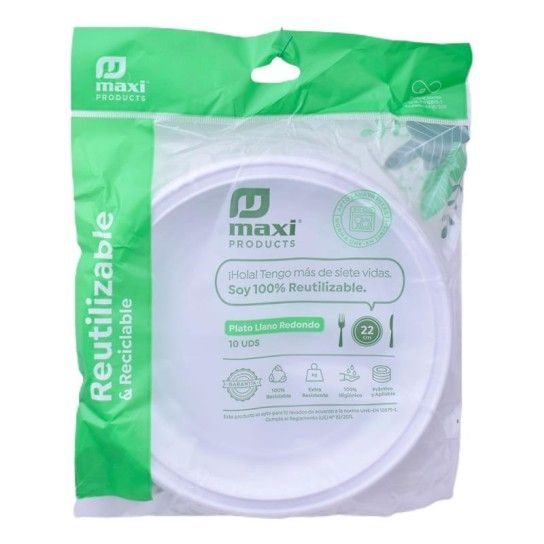 PRATO PLAST. REUTIL. 22CM 1003R CX60