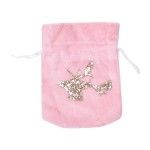 SACO VELUDO ROSA NATAL10X13CM SACO VELUDO ROSA NATAL10X13CM