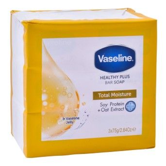 SABONETE VASELINA MOISTURE 3X75G CX48