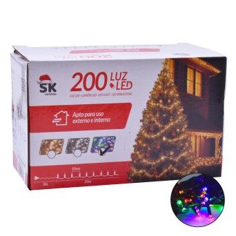 LUZES COR NATAL 20M 2697-123-20C CX48
