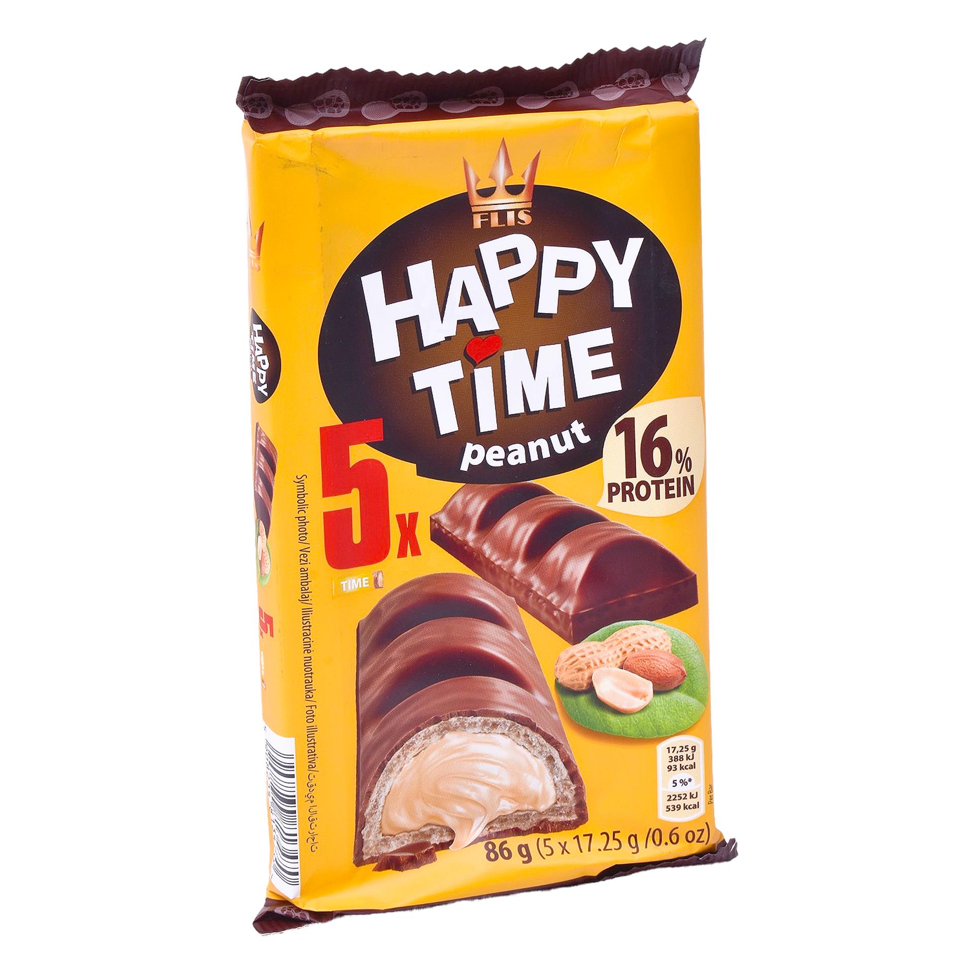 HAPPY TIME AMENDOIM 5UN 86GR HAPPY TIME AMENDOIM 5UN 86GR