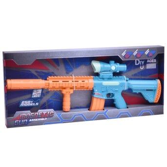 BRINQ. PISTOLA MONTAGEM MAGNET CP126692