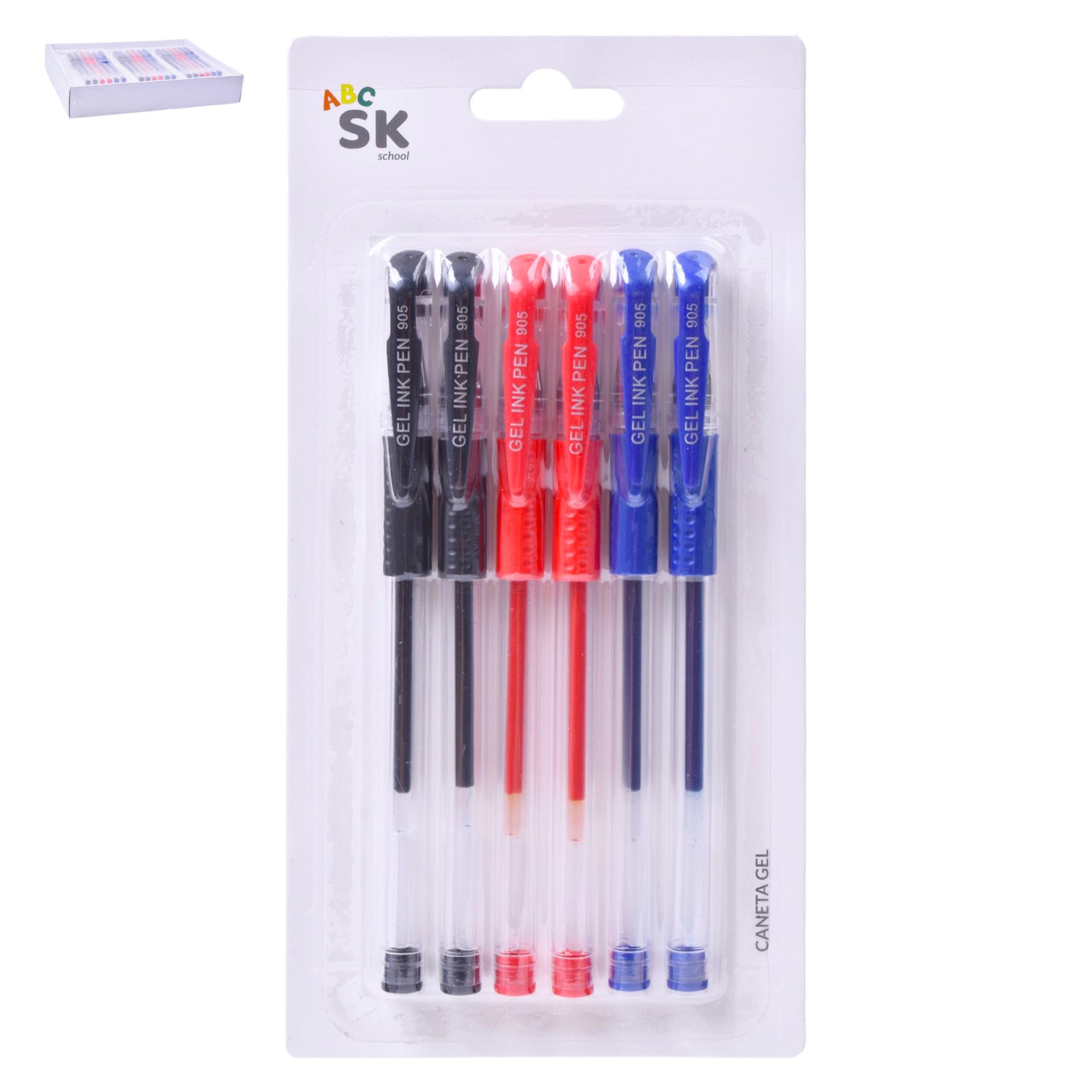 CANETA GEL 6UN 14.3CM 2556-002-06 CX288 CANETA GEL 6UN 14.3CM 2556-002-06 CX288