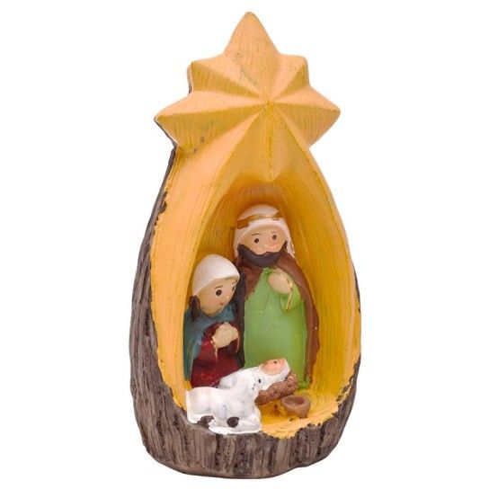 PRESEPIO  NATAL 12CM COM BEBE