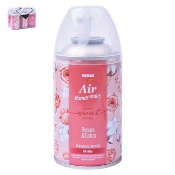 AMBIENTADOR REC ROSAS/TALCO250ML