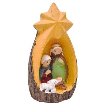 PRESEPIO  NATAL 12CM COM BEBE