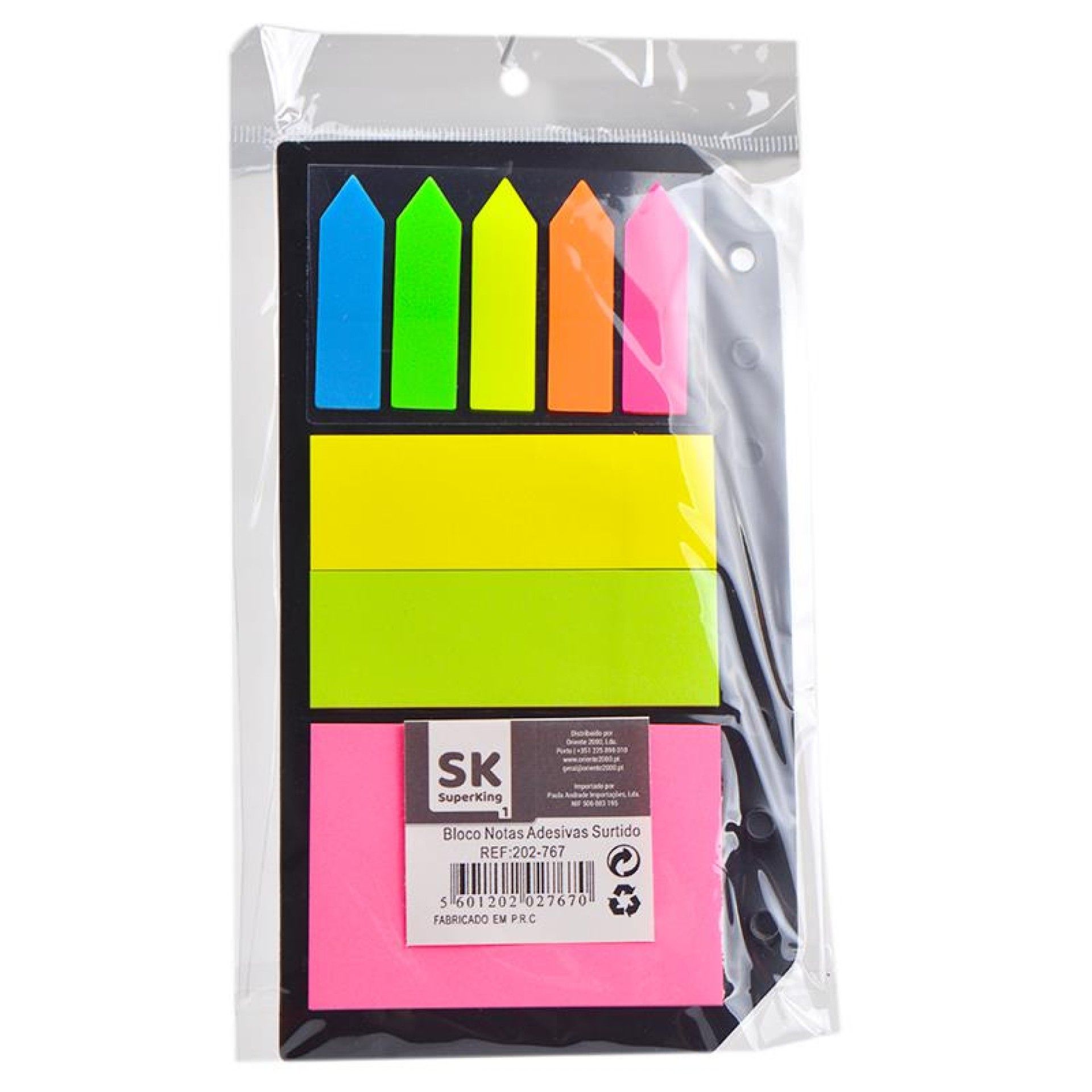 BLOCO NOTAS ADESIVAS SORT 202-767 BLOCO NOTAS ADESIVAS SORT 202-767