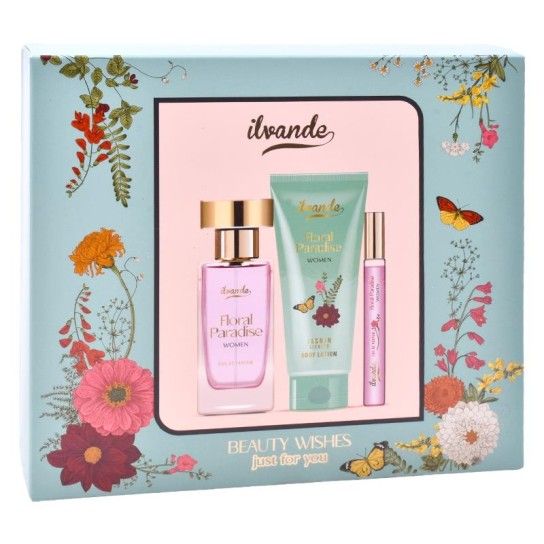 KIT EAU PARFU 15+100ML+BD LOTION FLORAL