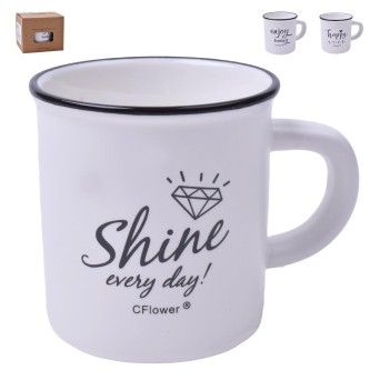 CANECA MUG 6,7X6,2CM 2997-005 CX160