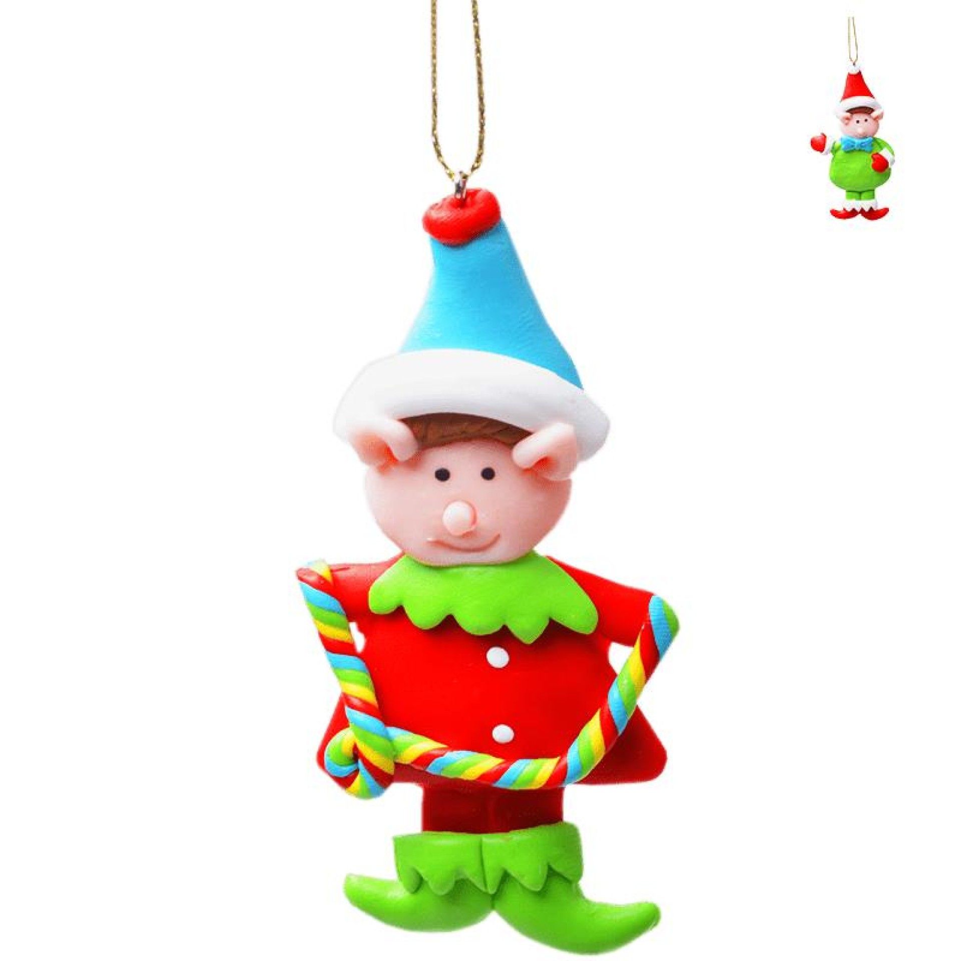 PINGENTE NATAL DUENDE 12CM AC-12477