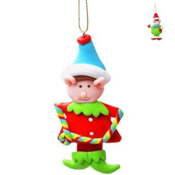 PINGENTE NATAL DUENDE 12CM AC-12477