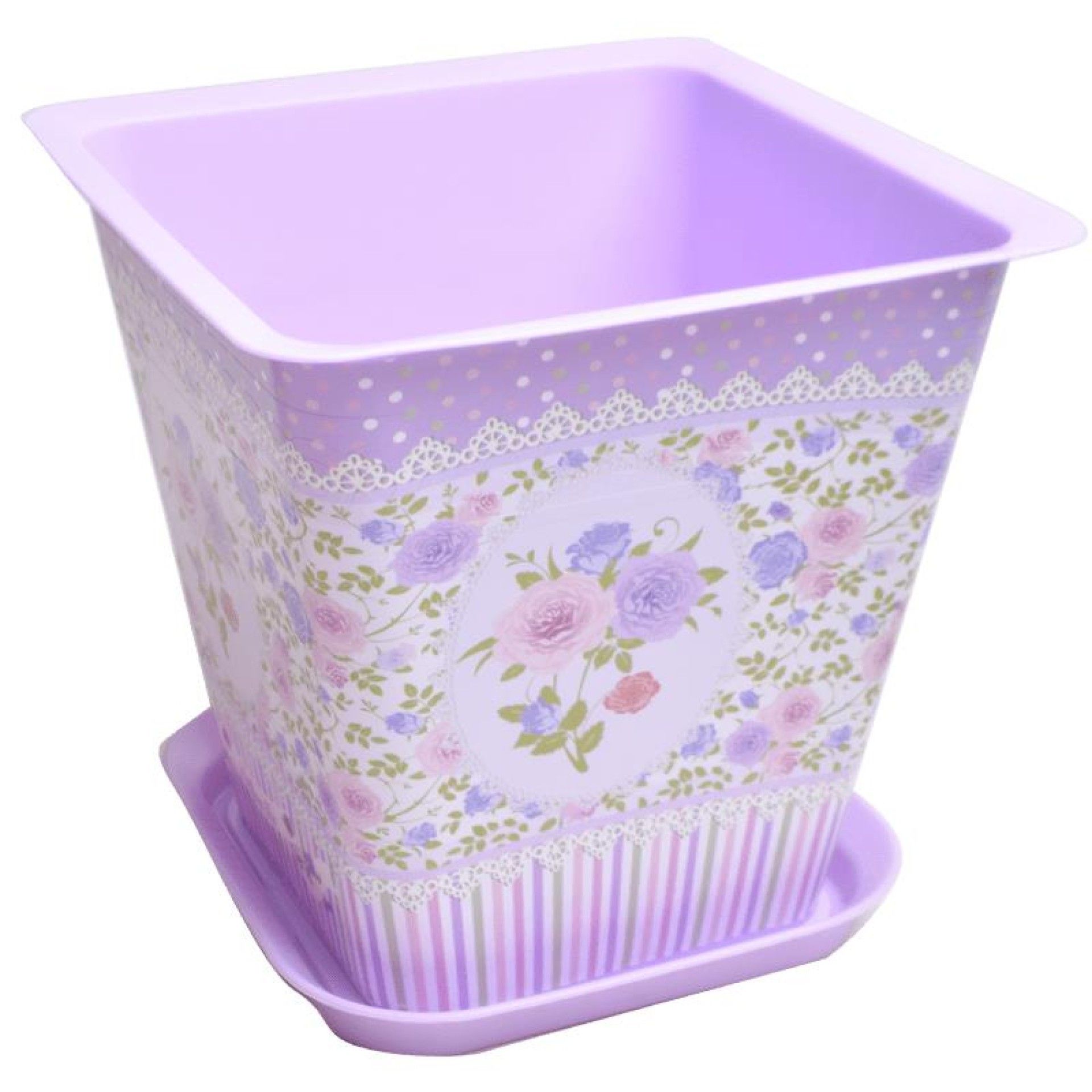 VASO PLASTICO DEC. N�4 REF.Y-366