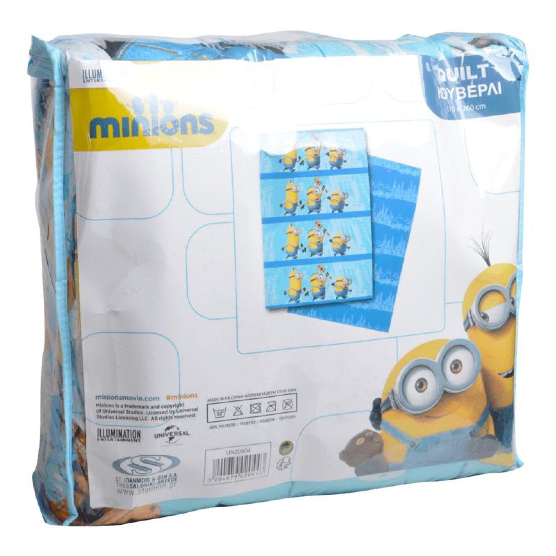 COLCHA MINIONS 180X260 COLCHA MINIONS 180X260