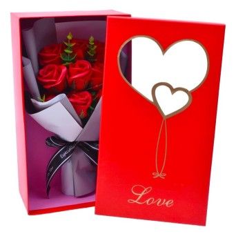 RAMO ROSAS 9PCS C/LUZ 2646-100-01 CX48