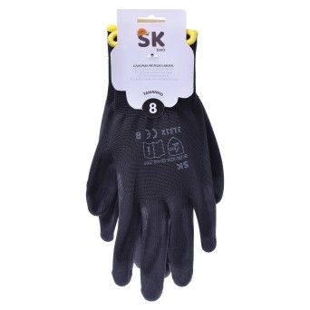 LUVA NYLON PRT TAM 8 0303-08 CX240