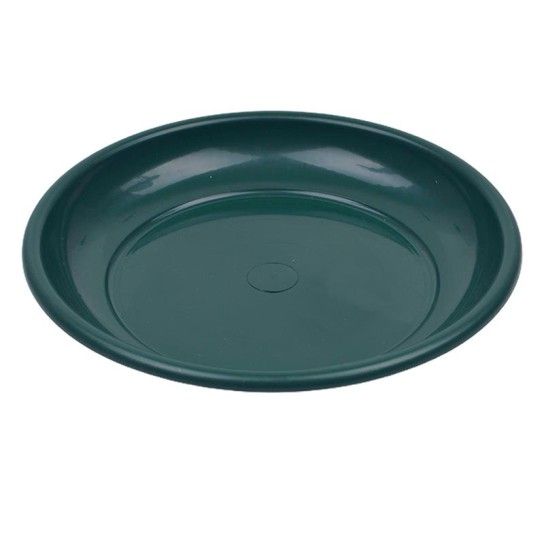 PLASTICO PRATO VASO VERDE 35CM