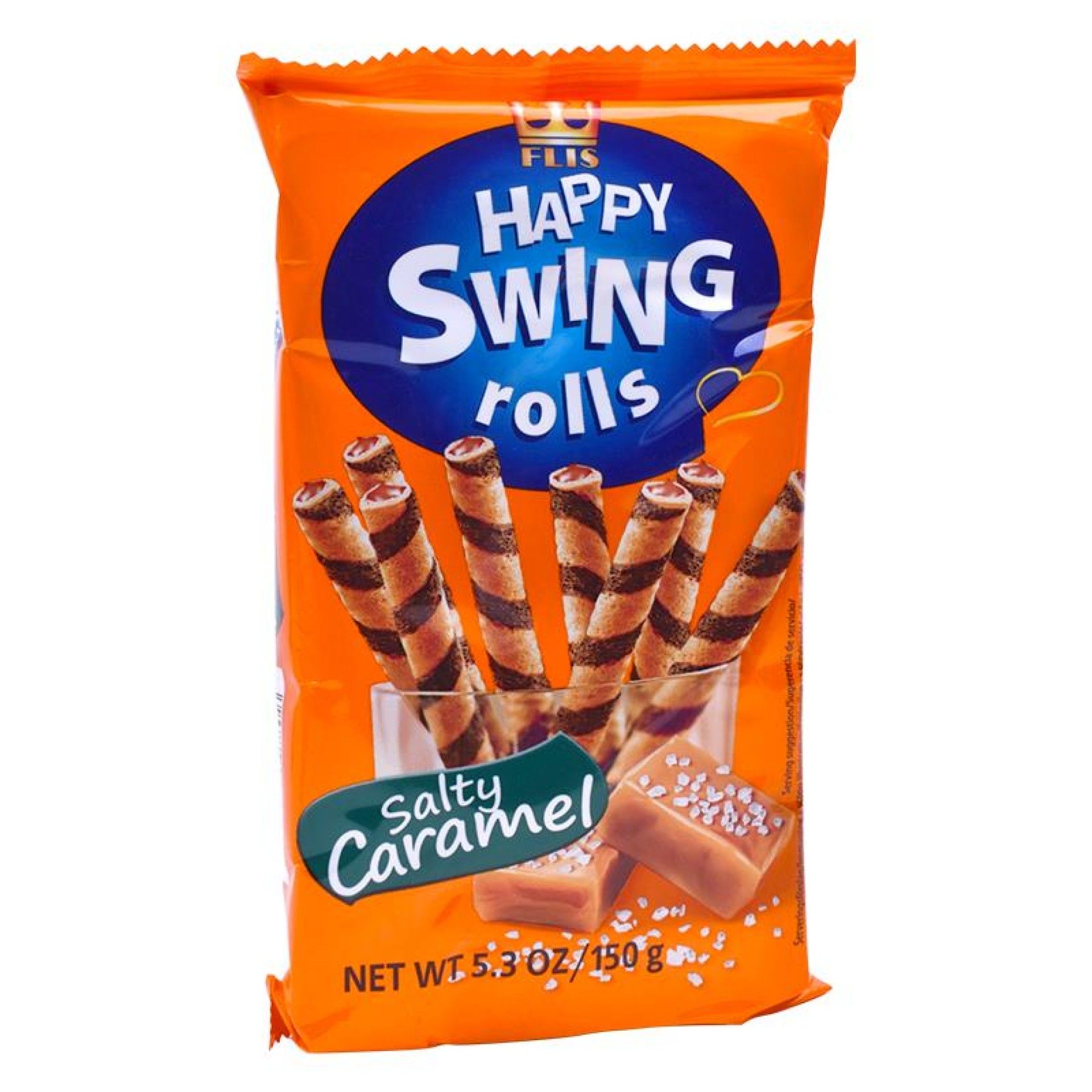 WAFER HAPPY SWING CARAMELO 150GRS WAFER HAPPY SWING CARAMELO 150GRS