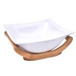 TAÇA C/ SUPORTE 25X25X9CM 2956-001 TAÇA C/ SUPORTE 25X25X9CM 2956-001