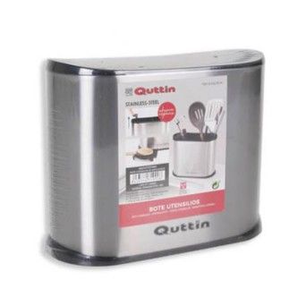 PORTA UTENSILIOS COZINHA INOX QUTTIN