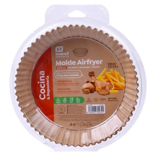 MOLDE AIRFRYER 50UN 16X4,5CM CX36