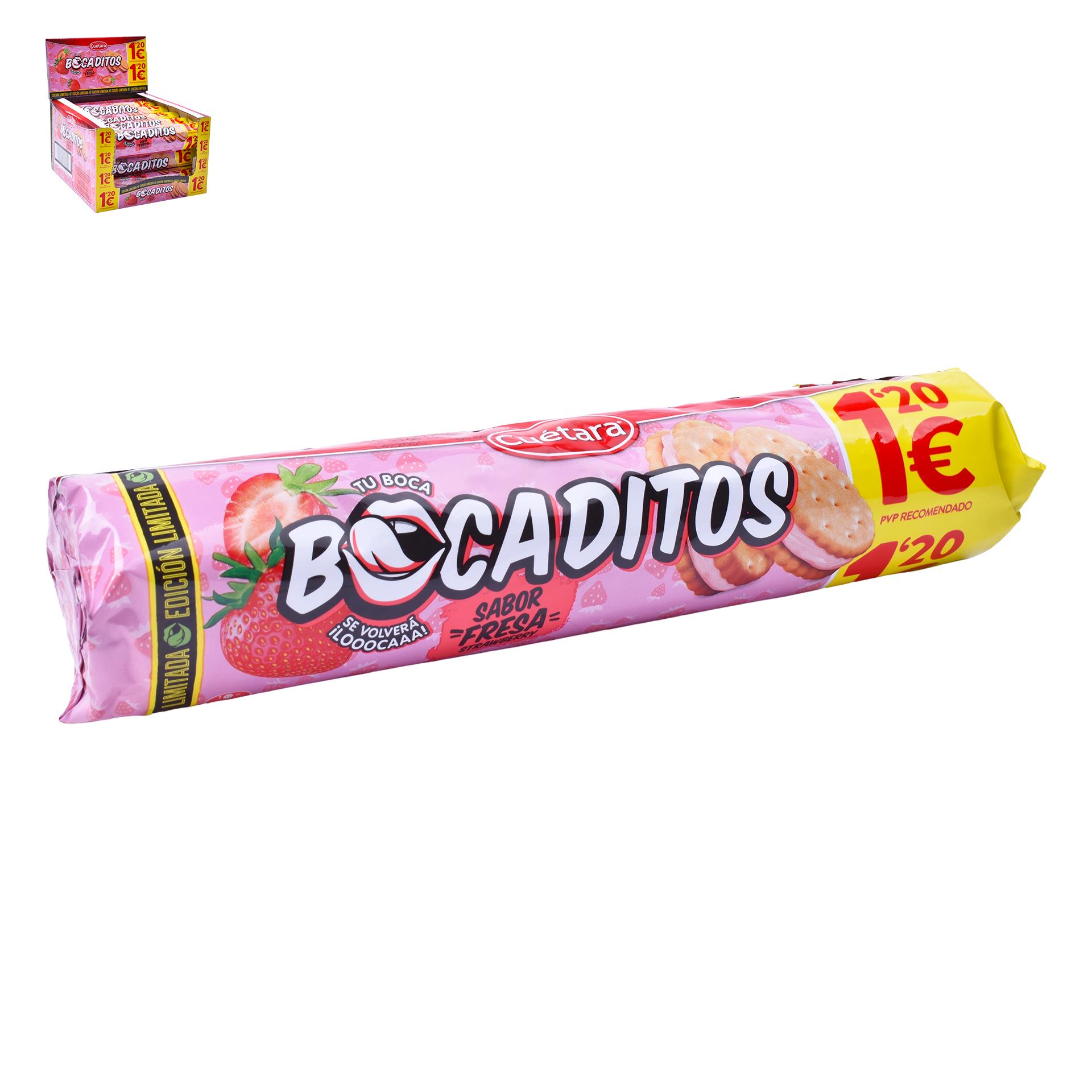 CUETARA BOCADITOS FRESA 150GR PV1.2 CUETARA BOCADITOS FRESA 150GR PV1.2