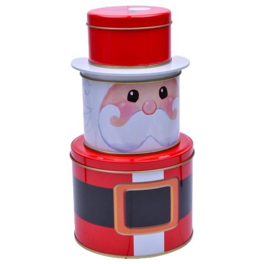 FRASCOS METAL PAI NATAL 3PS