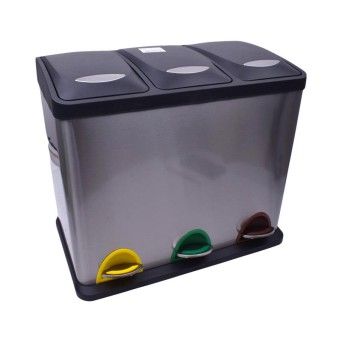 BALDE LIXO INOX RECIC 24L 2798-100-24 CX2