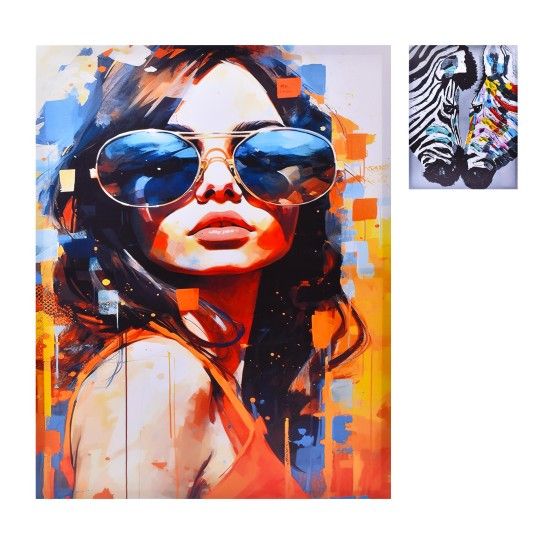 QUADRO TELA DEC 80X60   2718000X/AF