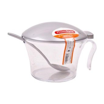 AUCAREIRO PLASTICO CINZA 1129812 CX6