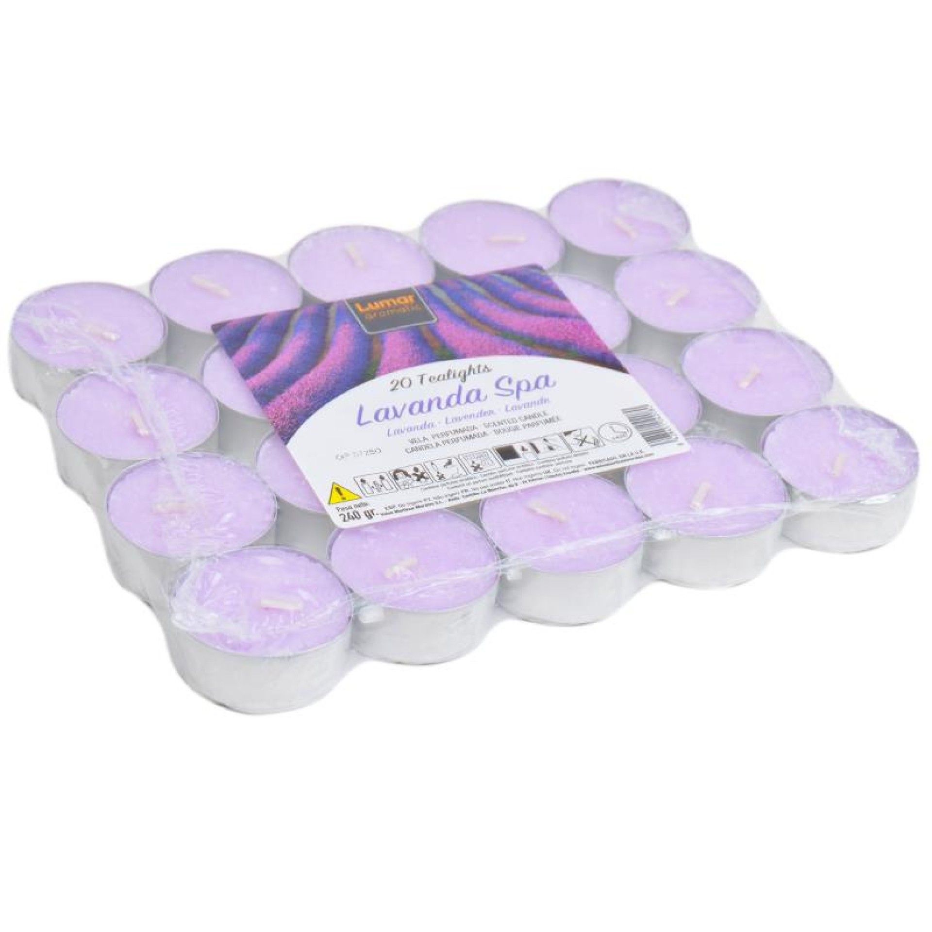 VELAS TEALIGHT 20UN LAVANDA VELAS TEALIGHT 20UN LAVANDA