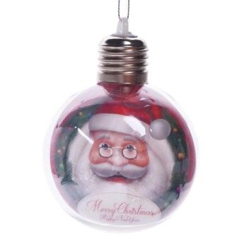 BOLA NATAL 8CM C/LUZ 2588-004-01 CX240
