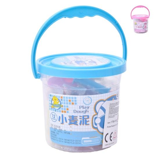 PLASTICINA 12PCS + 3MOLDES 1795-103