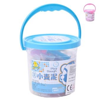 PLASTICINA 12PCS + 3MOLDES 1795-103