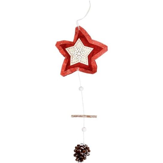 ESTRELA NATAL VERM. C/ PINHA