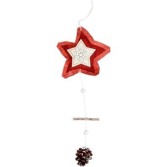 ESTRELA NATAL VERM. C/ PINHA