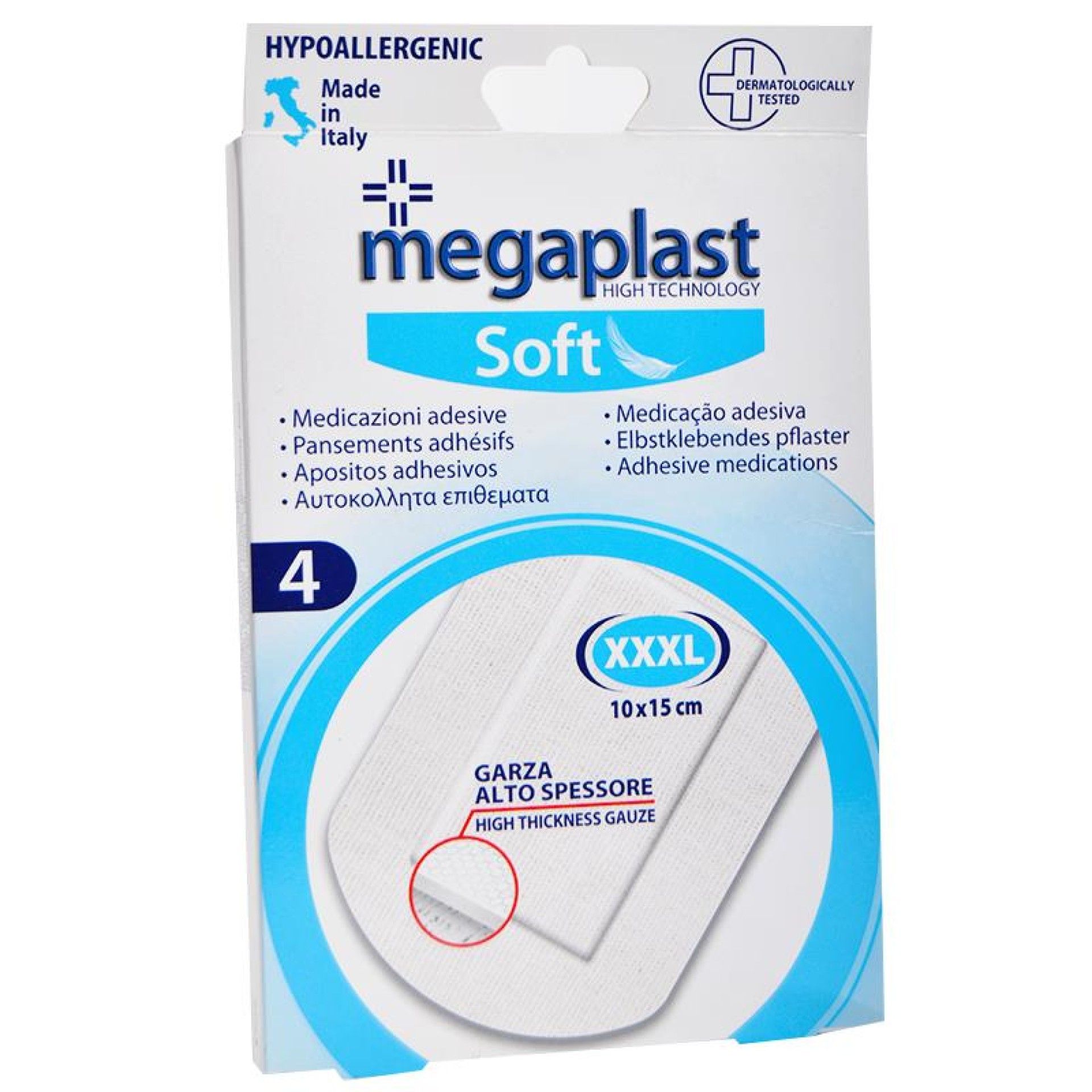 MEGAPLAST PENSO SOFT 4UN 10X15 XXXL119195 MEGAPLAST PENSO SOFT 4UN 10X15 XXXL119195