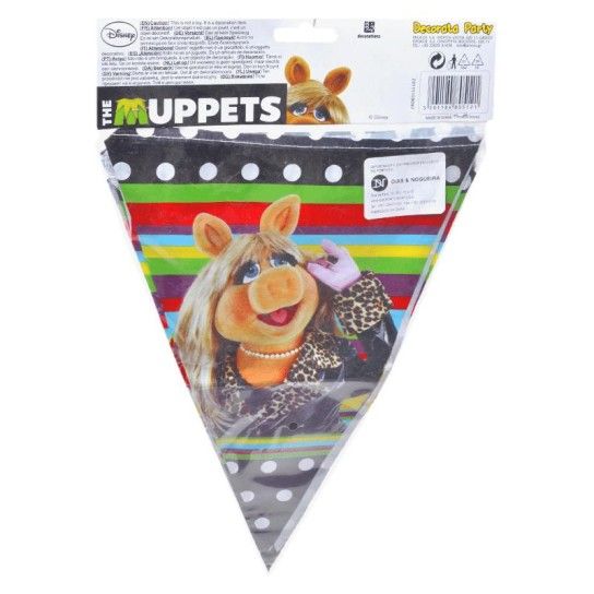 BANDEIRA PLASTICO MUPPETS