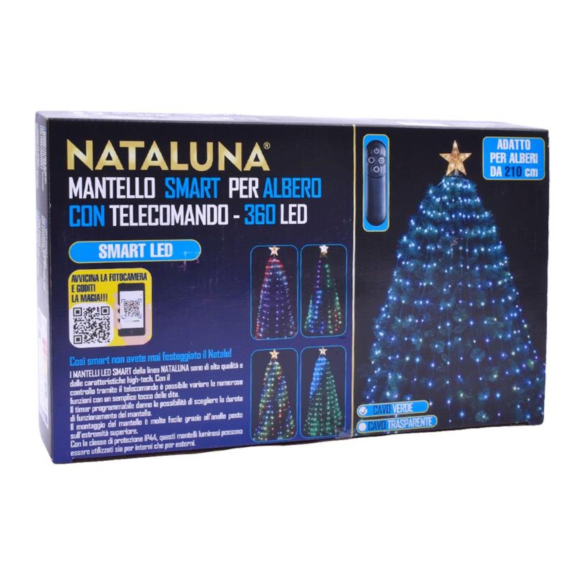 COBERTURA 360LED C/ESTRELA ARV NATAL 210CM COBERTURA 360LED C/ESTRELA ARV NATAL 210CM