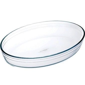 ASSADEIRA VIDRO OVAL 30X21