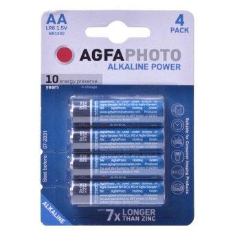 AGFA PILHA POWER ALKALINE AA-LR06