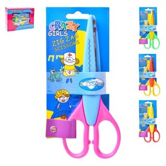TESOURA ESCOLA ZIG ZAG 633-007