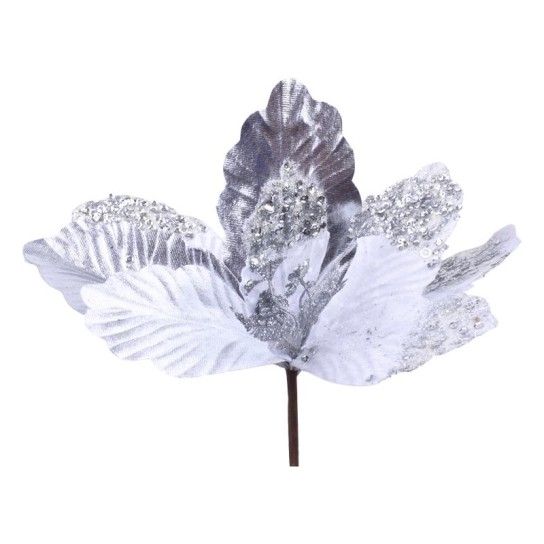 FLOR DE CAULE CURTO M.927046 PRATA
