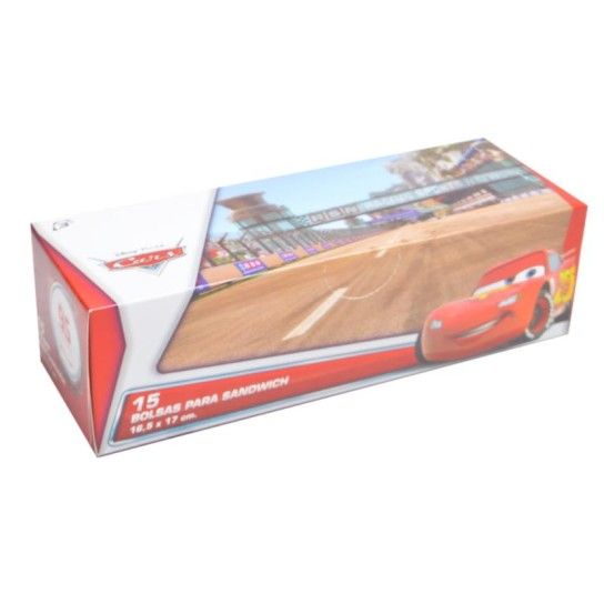 BOLSAS P/ SANDWICH 15UN  CARS 28776