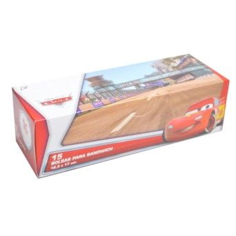 BOLSAS P/ SANDWICH 15UN  CARS 28776